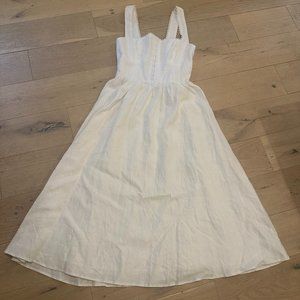 Reformation Tagliatelle Linen Dress